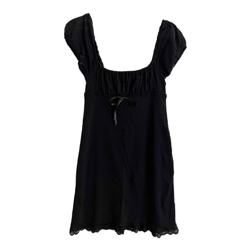 Black mini dress