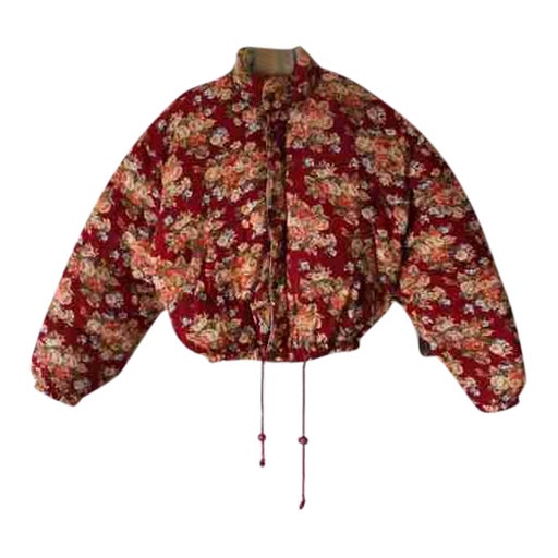 Floral down jacket