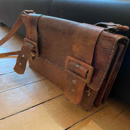Exotic leather bag