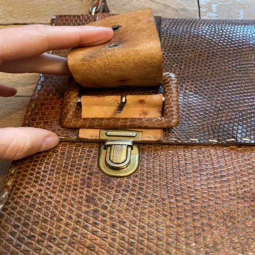 Exotic leather bag