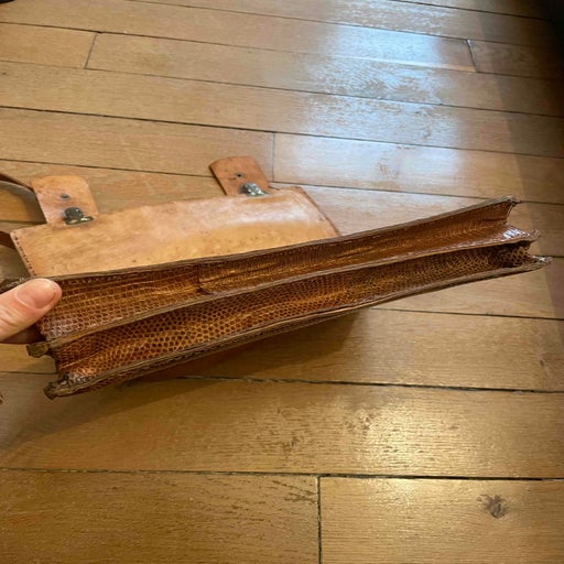 Exotic leather bag
