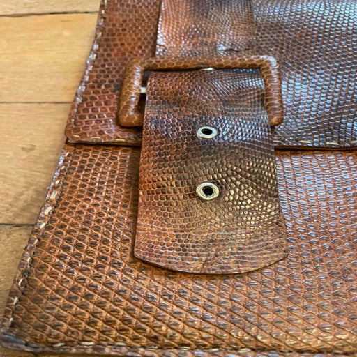Exotic leather bag