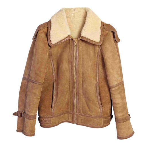 Shearling bomber