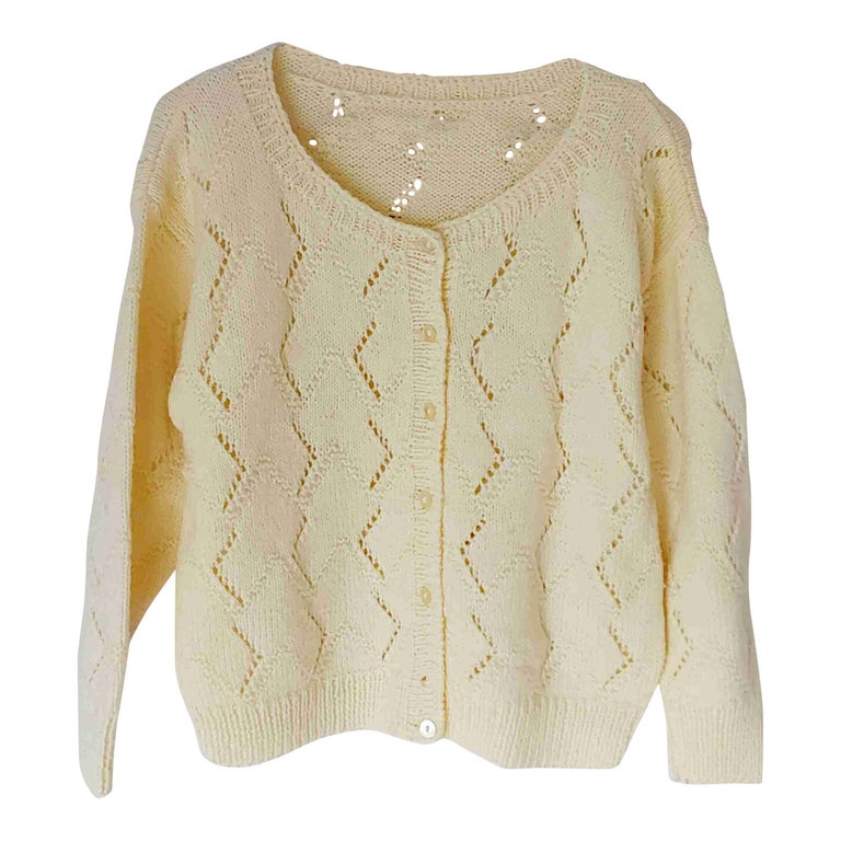 Openwork cardigan