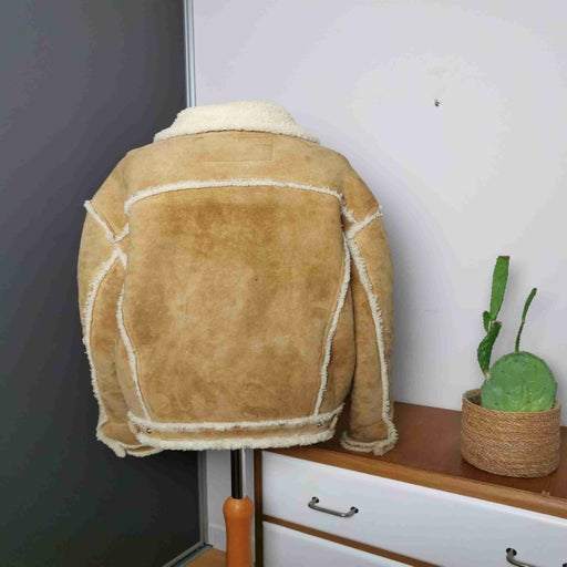 Shearling bomber