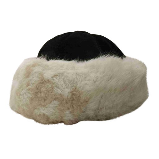 Black and white hat