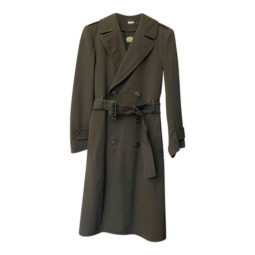 Wool trench coat