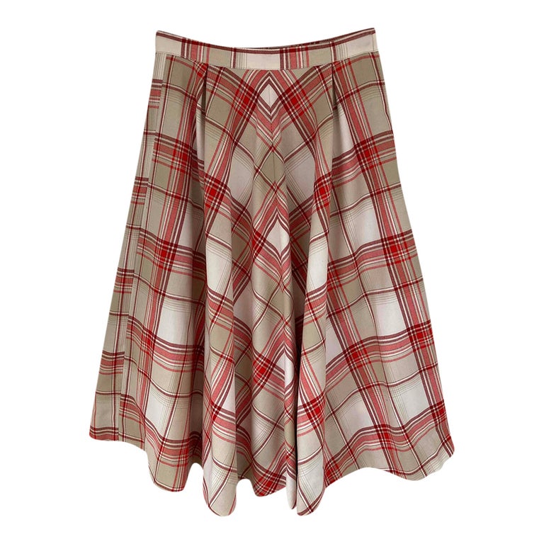 Tartan skirt