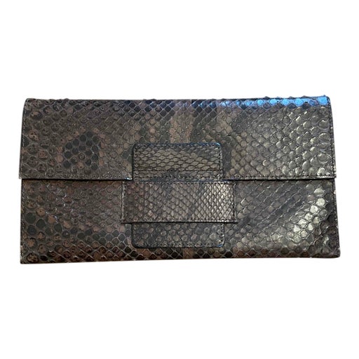 Exotic leather pouch