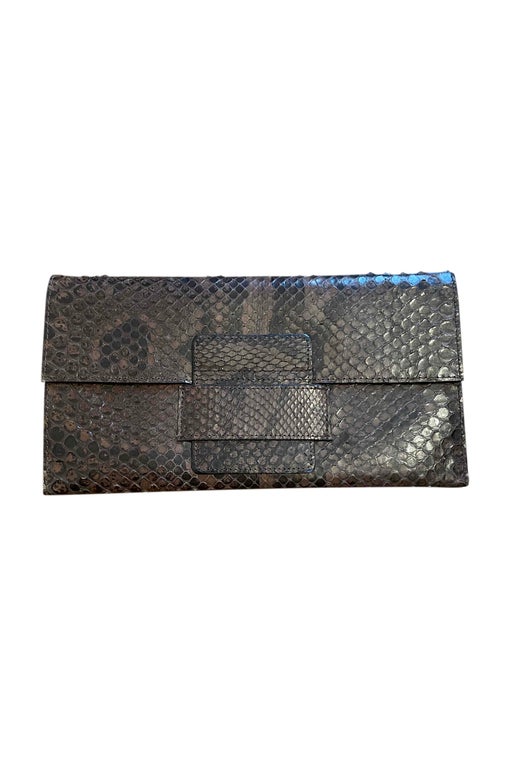 Exotic leather pouch