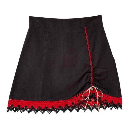 Short cotton skirt