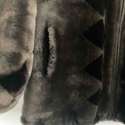 Golden sheepskin jacket