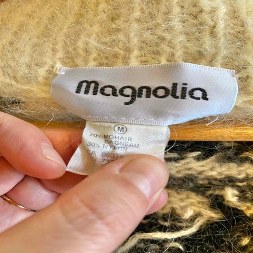 Zebra mohair cardigan
