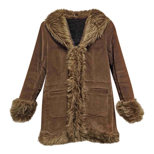 Manteau en fausse fourrure