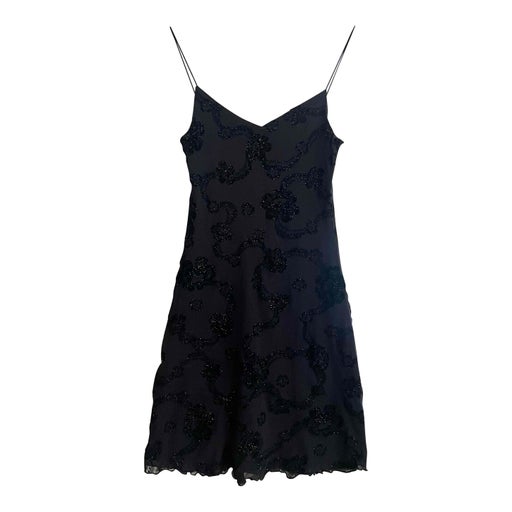 Black sequined dress