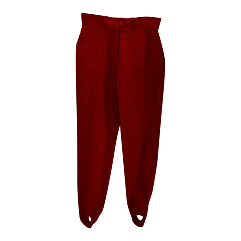 Pantalon fuseau en velours c tel pour femme Imparfaite