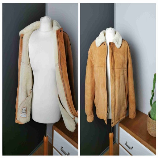 Shearling bomber
