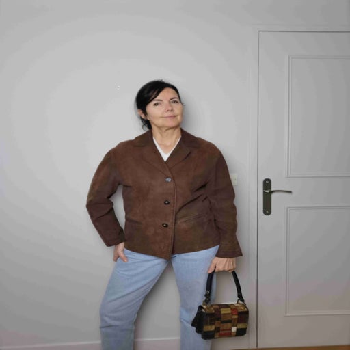 Suede blazer