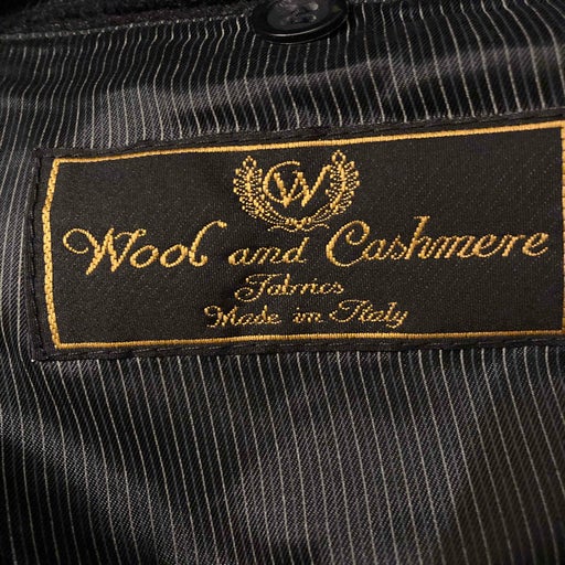 Wool and cashmere coat
