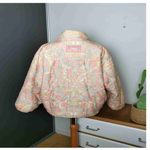 Floral down jacket