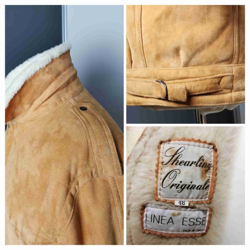 Shearling bomber
