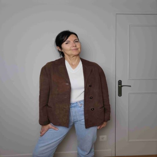 Suede blazer