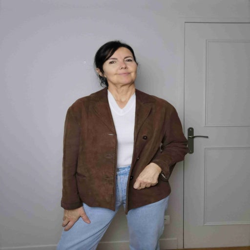 Suede blazer