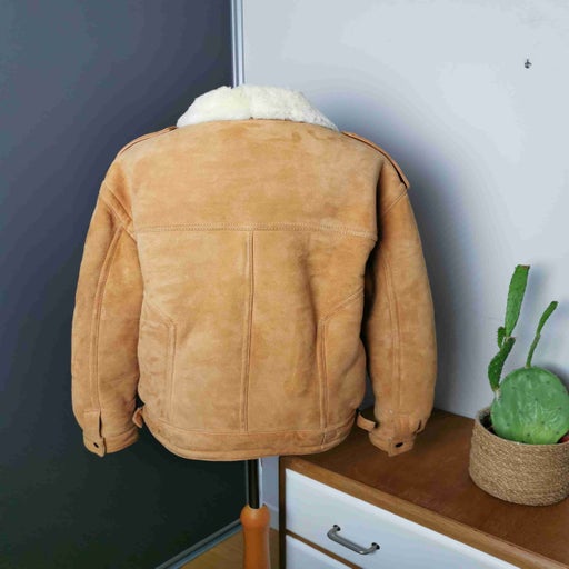 Shearling bomber