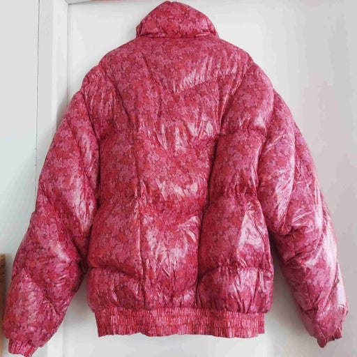 Floral down jacket