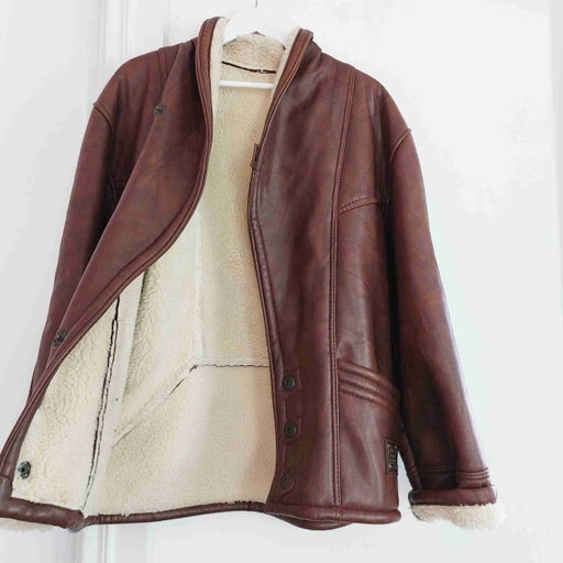 Shearling bomber