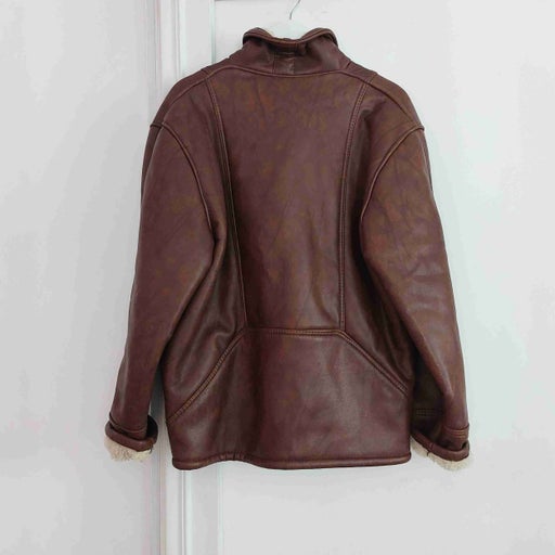 Shearling bomber