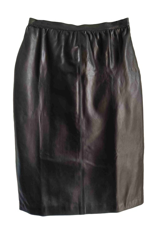 Yves Saint Laurent leather skirt