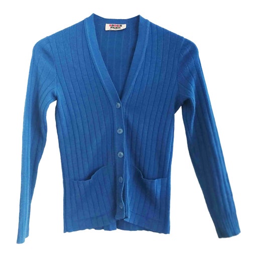 Ribbed knit cardigan