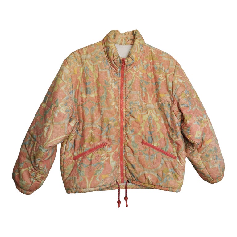 Floral down jacket