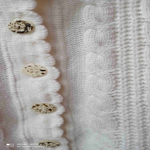 Cable cardigan