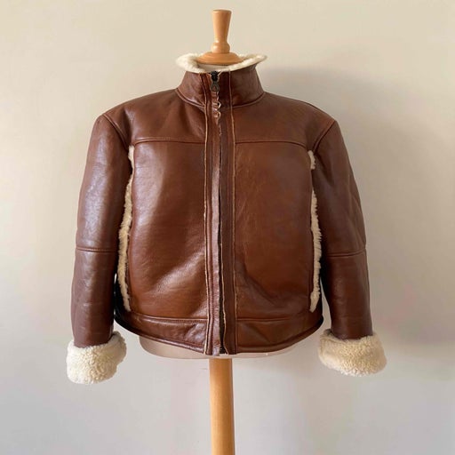 Shearling bomber