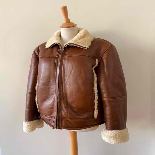 Shearling bomber