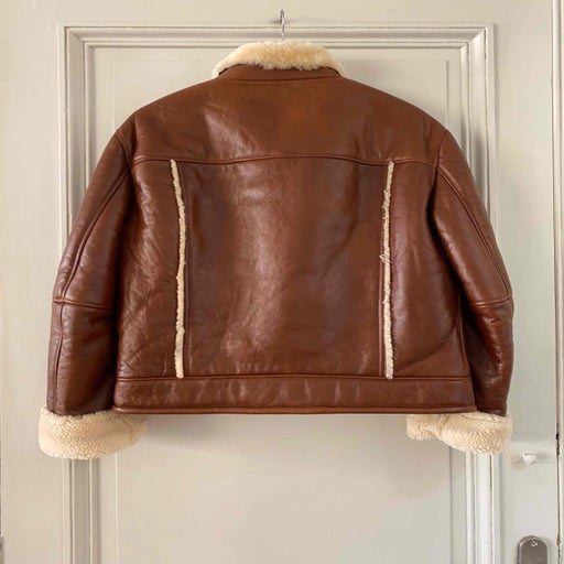 Shearling bomber
