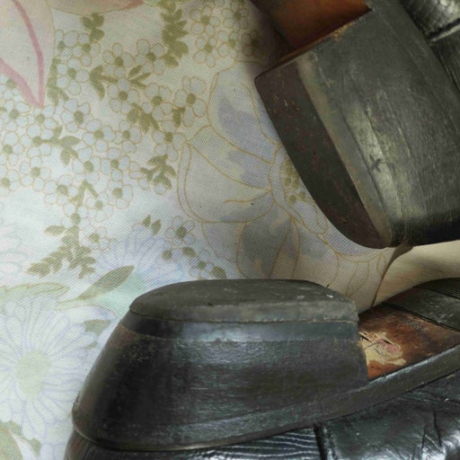 Leather cowboy boots