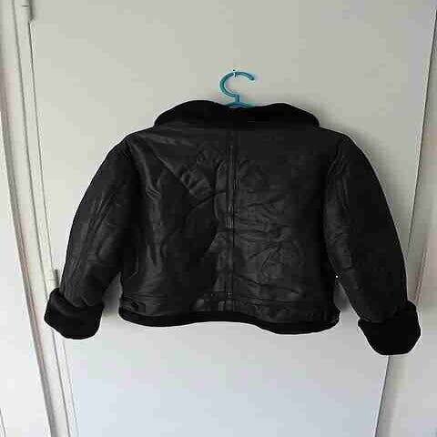 Shearling bomber