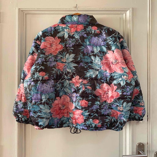 Floral down jacket