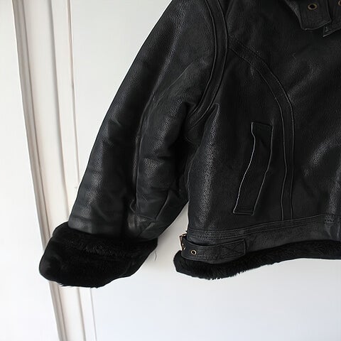Shearling bomber