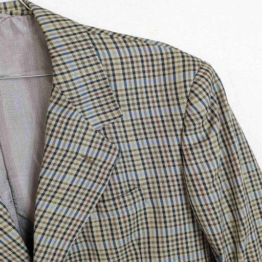 Checked blazer