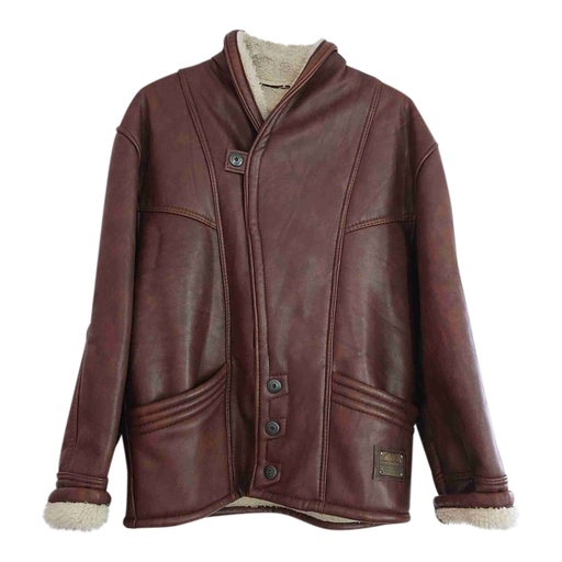 Shearling bomber