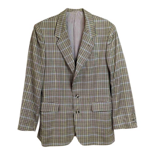 Checked blazer