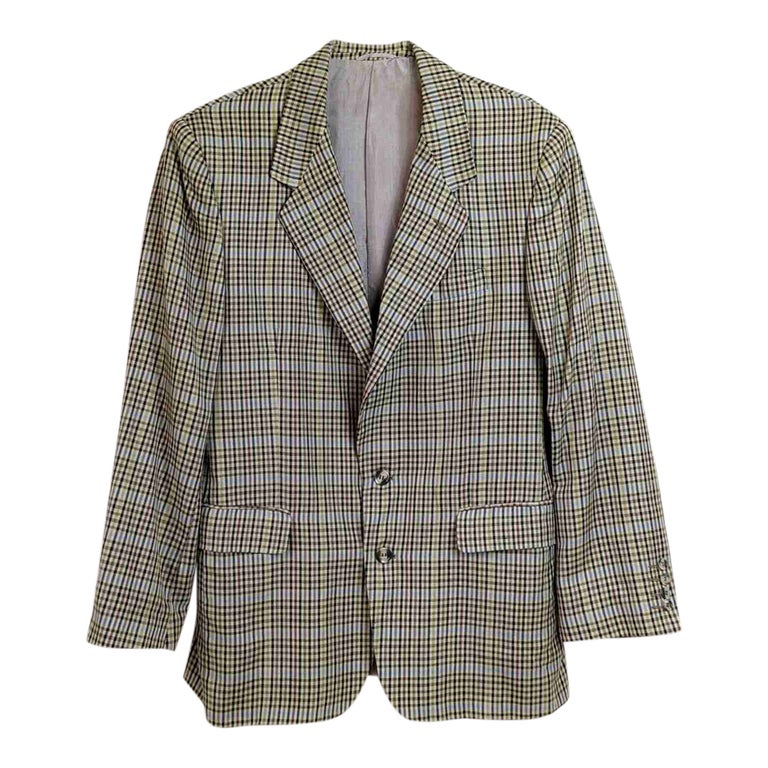 Checked blazer