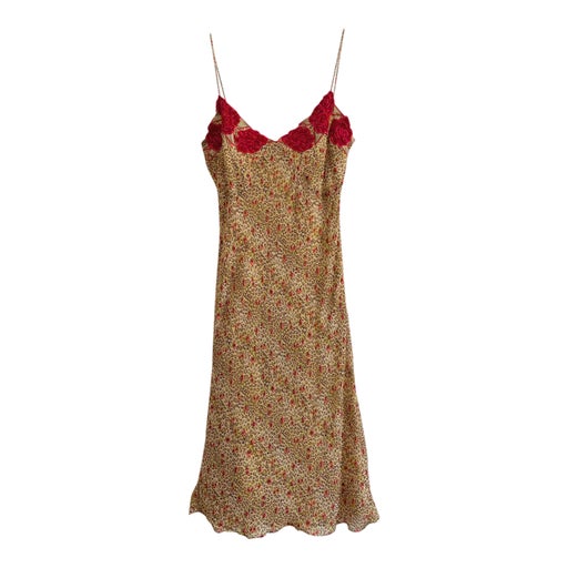 Leopard and flower dress