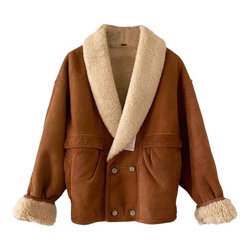 Shearling bomber