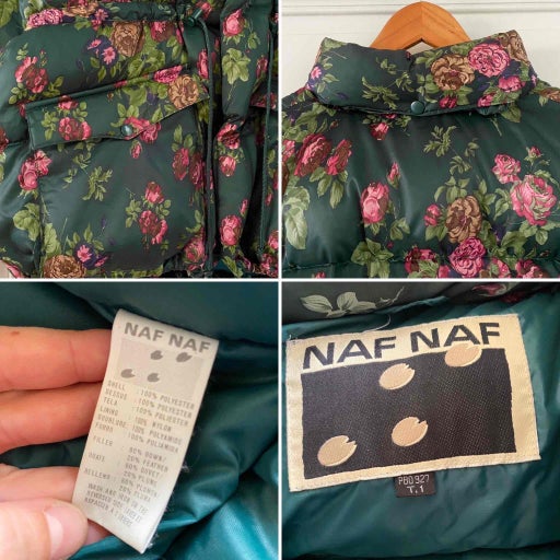 Floral down jacket