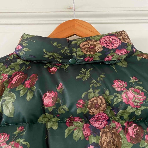 Floral down jacket